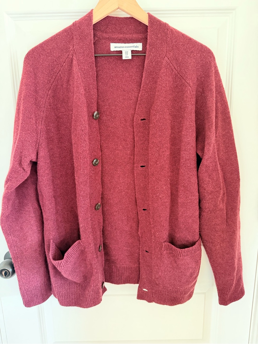 Amazon Essentials 100% lambs wool cardigan